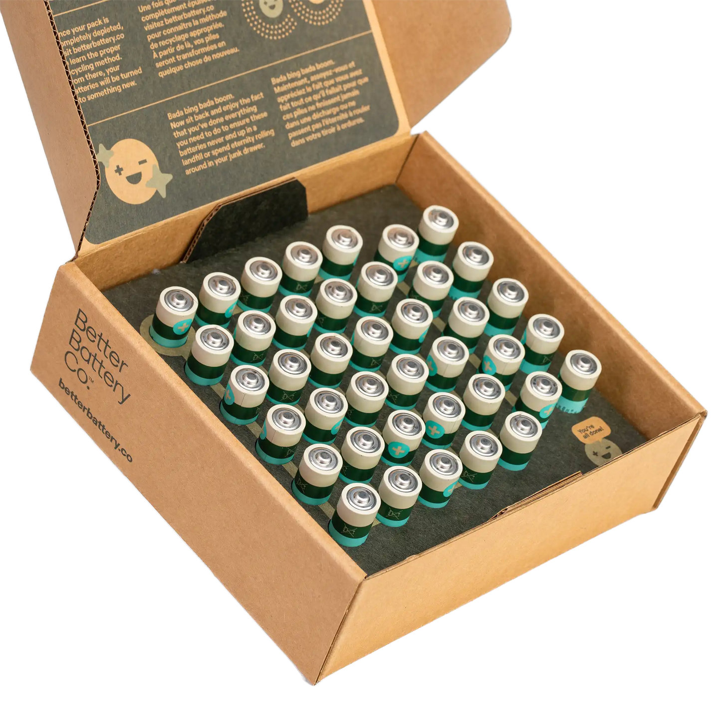 Better Battery Co. AA 40 Pack