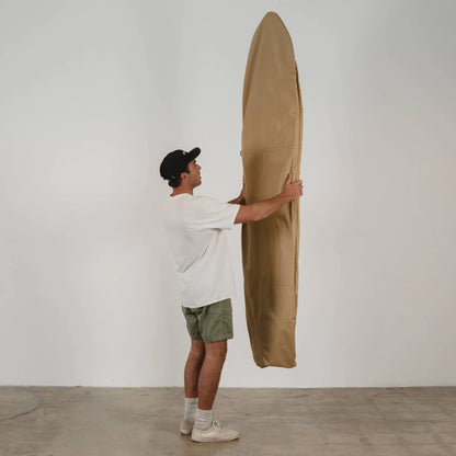 Harbor Tan Canvas Surfboard Bag by Faro