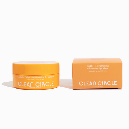 Lights On Brightening Dissolvable Eye Mask by Clean Circle