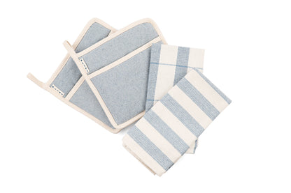 Dish Towels with Pot Holder Set by MEEMA