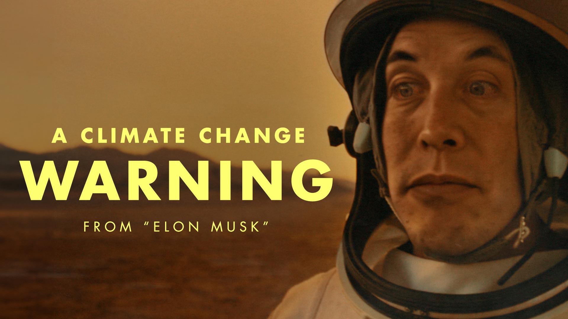 Load video: A Climate Change Warning From &quot;Elon Musk&quot;