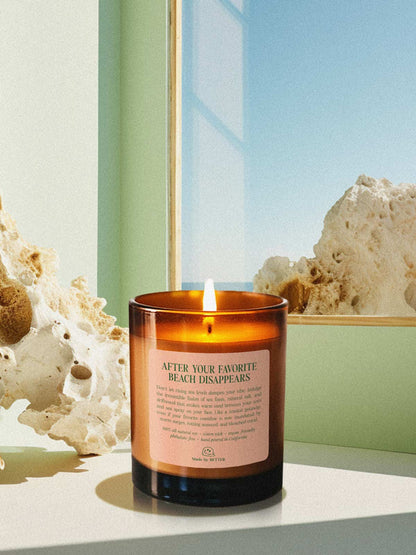 After Your Favorite Beach Disappears Candle