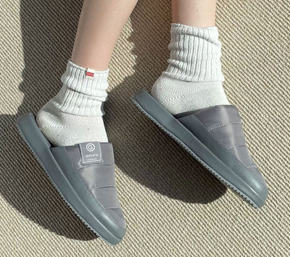 The Foster Slipper in Grey Tonal by GREATS